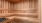 sauna with bench-style seating